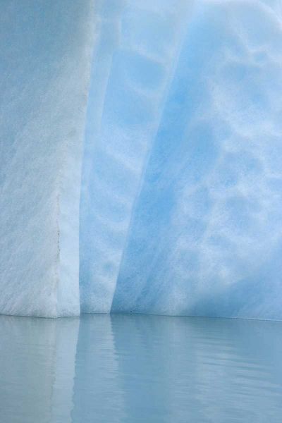 USA, Alaska, Alsek Lake Close-up of blue iceberg